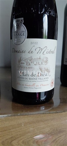 Rhônedalen Ospecificerad Domaine Mistral 2022