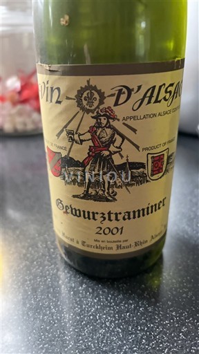 Alsasko Gewürztraminer Ernest & Turckheim 2001