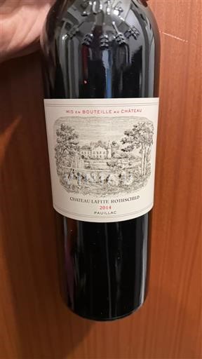 Bordeaux Pauillac Grand Cru Château Lafite Rothschild 2014