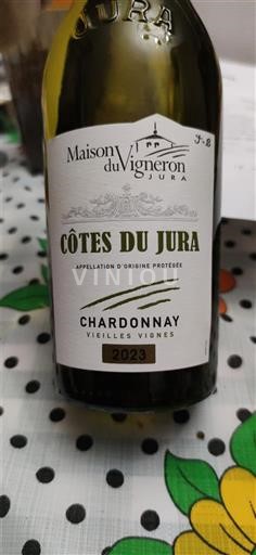 Rượu vang Blanc sec Chardonnay Vieilles Vignes Maison du Vigneron 2023 Pháp Jura Côtes-du-jura AOC