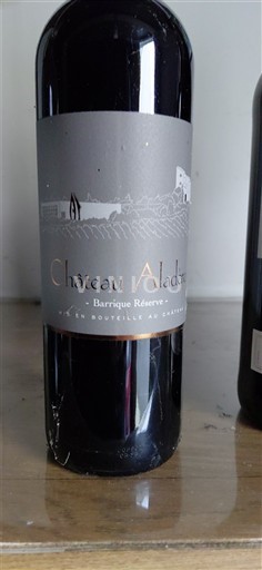 Burdeos Bordeaux Château Aladère Barrique Réserve 2015