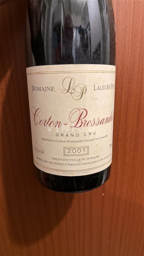 Bourgogne Corton-Bressandes Grand Cru Domaine Laloue Pitois 2001