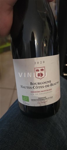 Burgundy Hautes-Côtes de Beaune Domaine Nis Fouquerand et Fils Derrière Montbard 2020