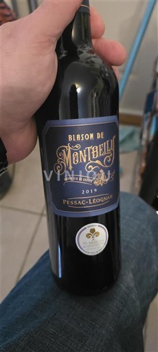 Bordeaux Pessac-Léognan Montjelu Blason de Montjelu 2019