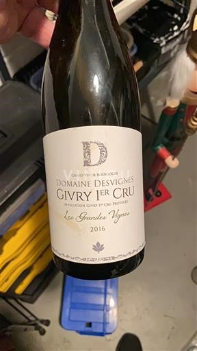 Bourgondië Givry Premier Cru Domaine Svignes Les Grandes Vignes 2016