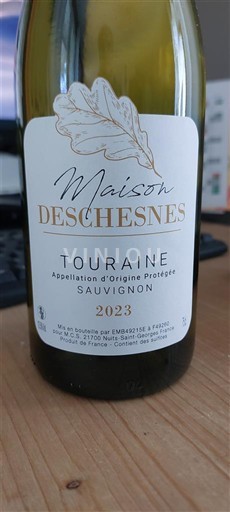Dolina Loare Touraine Maison Deschesnes Sauvignon 2023