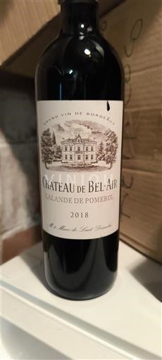 Bordeaux Lalande-de-Pomerol Château Bel-Air 2018