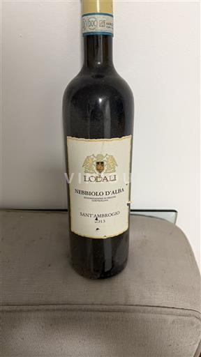 Piedmont Nebbiolo d'Alba Lodali Sant'Ambrogio 2013
