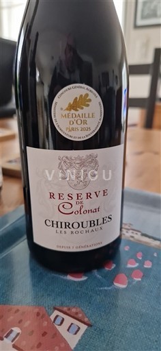 Beaujolais Chiroubles Colonat Réserve les Rochaux 2024