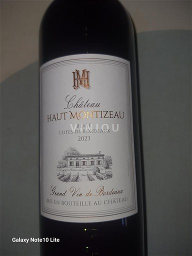 Bordeaux Blaye-côtes-de-bordeaux Château Haut Montizeau 2023