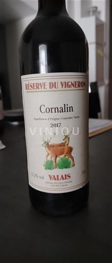 Valais Cornalin SA Caves Garnier Valais 2017