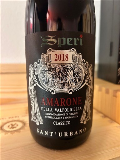 Veneto Amarone della Valpolicella Speri Sant'Urbano 2018