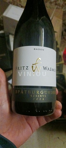 Baden Fritz Waßmer Spätburgunder Réserve 2022