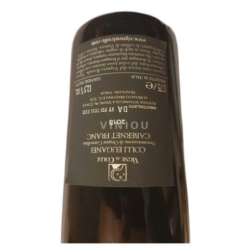 Véneto Colli Euganei Vigne al Colle Cabernet Franc 2018