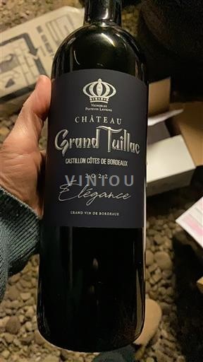 Bordeaux Castillon-côtes-de-bordeaux Château Grand Tuillac Elégance 2022