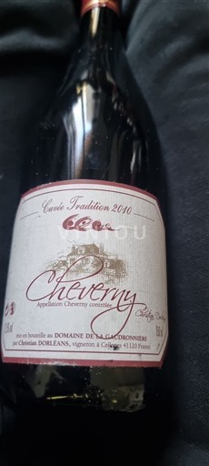 Dolina Loare Cheverny Domaine La Caillardière Tradition 2010