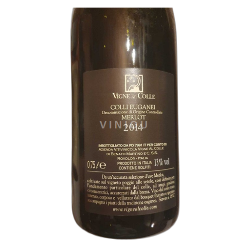 Véneto Colli Euganei Vigne al Colle Merlot 2014