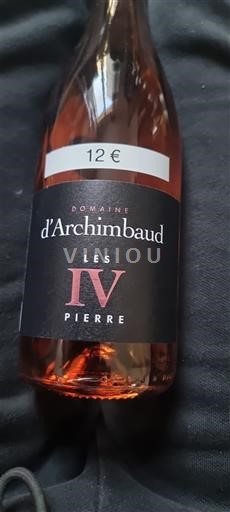 Languedoc Domaine Archimbaud Les IV Pierre Không niên vụ