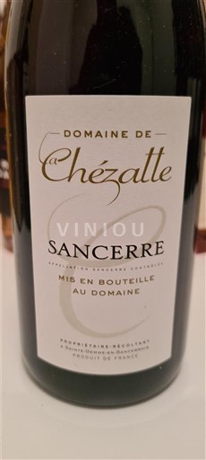 Loire Valley Sancerre Domaine Chézatte 2023