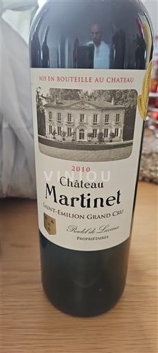 Bordeaux Saint-Émilion Grand Cru Grand Cru Château Martinet 2010