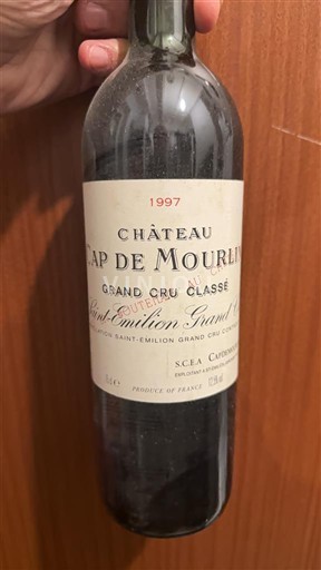 Bordeaux Saint-Émilion Grand Cru Grand Cru Classé Château Cap de Mourlin 1997