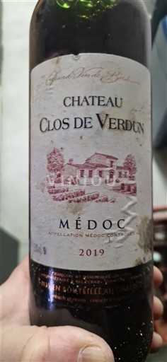 Бордо Медок Château Clos de Verdun 2019