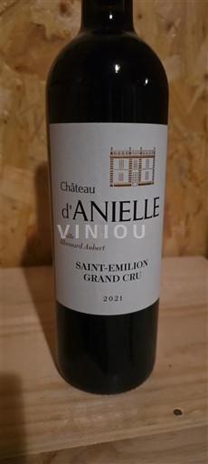 Bordeaux Saint-Émilion Grand Cru Grand Cru Château Anielle 2021