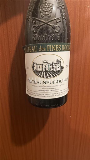 Thung lũng Rhône Châteauneuf-du-pape Château S Fines Roches 2001