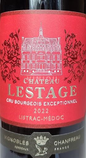 Bordeaux Listrac-Médoc Château Lestage Cru Bourgeois Exceptionnel 2022
