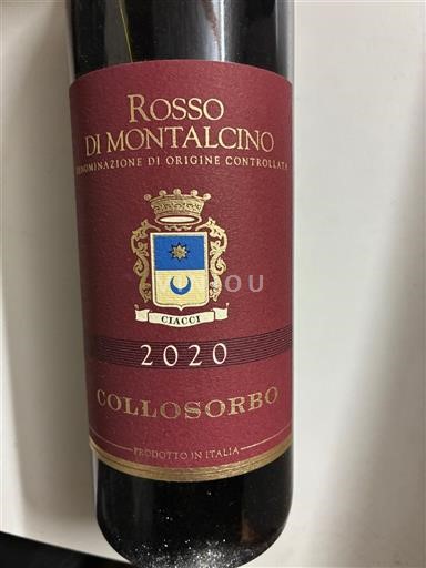 Toscana Rosso de Montalcino Collosorbo 2020