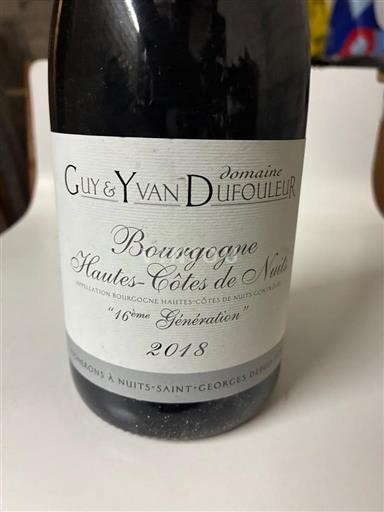 Burgund Nicht spezifiziert Domaine Guy & Yvan Dufouleur 16ème Génération 2018