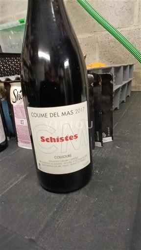 Roussillon Collioure Coume del Mas Schistes 2017