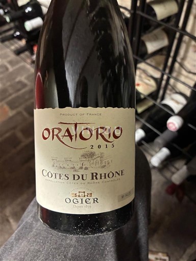 Rona dolina Côtes-du-Rhône Ogier Oratorio 2015