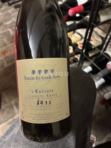 Valle del Ródano Côtes del Ródano Domaine S Grands Devers L'Enclave 2013