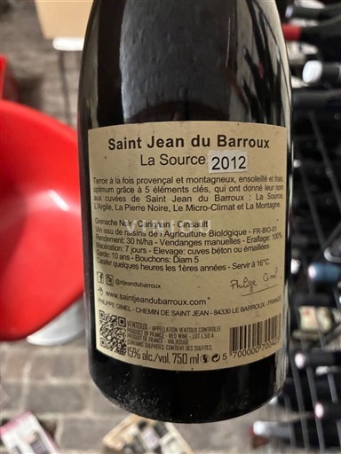 Rona dolina Ventoux Saint Jean du Barroux La Source 2012