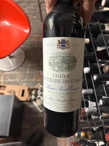Bordeaux Lussac-saint-émilion Château La Tuilerie des Combes 2019