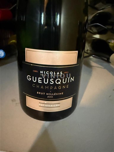 Champagne Premier Cru Nicolas Gueusquin Brut Millésime 2013