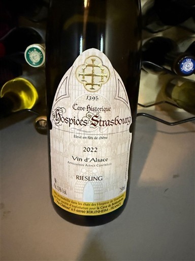 Alsacia Cave Historique des Hospices de Strasbourg 2022