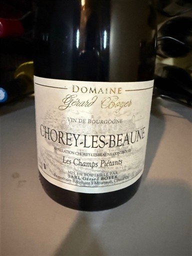 Borgoña Chorey-lès-Beaune Domaine Gérard Boyer Les Champs Pîtants Sin añada