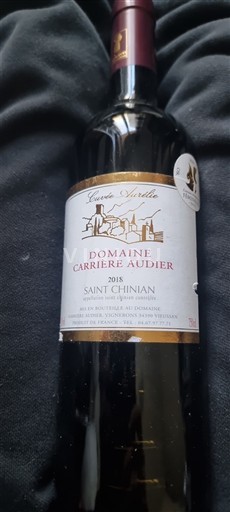 Languedoc Saint-Chinian Domaine Carrière Audier Louis Audier 2018