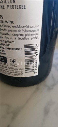 Roussillon Côtes-du-Roussillon Domaine Cazes 2022