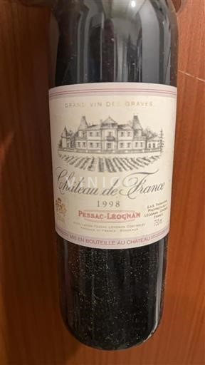Bordeaux Pessac-Léognan Château France 1998