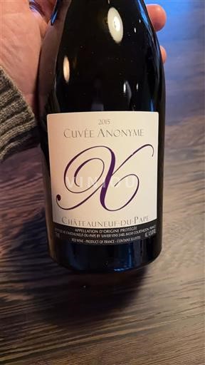 Rhône-dalen Châteauneuf-du-Pape Xavier Vignon Anonyme 2015