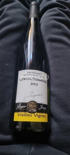Alsace Ikke specificeret Roger Jung Jacques Vieilles Vignes 2012