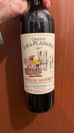 Bordeaux Montagne-saint-émilion Château Jura-Plaisance 2017