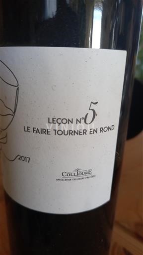 Roussillon Collioure Terre des Templiers Leçon n°5 Le Faire Tourner en Rond 2017