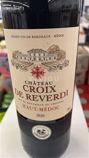Bordeaux Haut-Médoc Château Croix de Reverdi 2020