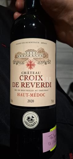Bordeaux Haut-Médoc Château Croix de Reverdi 2020
