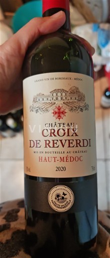 Bordeaux Haut-Médoc Château Croix de Reverdi 2020
