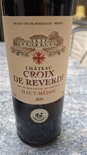 Bordeaux Haut-Médoc Château Croix de Reverdi 2020